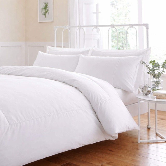 Martex Embroidered Duvet Cover Set - White