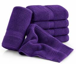 Nod Off 500GSM Egyptian Ring Spun Cotton Bath Sheet 80x140cm Purple Pack of 2