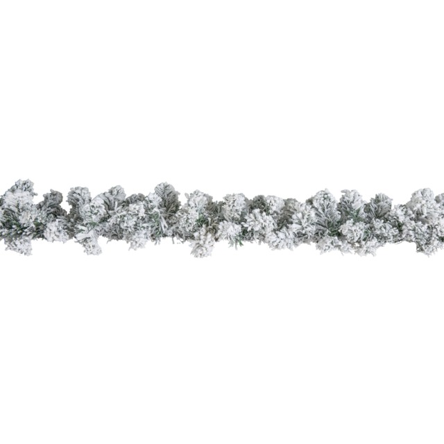 2.7m Imperial Snowy Christmas Garland with 180 Tips