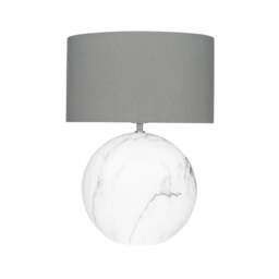 Large Marble Effect Ceramic Table Lamp