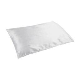 Towel City Satin Pillowcase - White - One Size