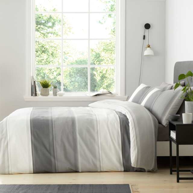 Fusion Betley Duvet Cover Set Grey