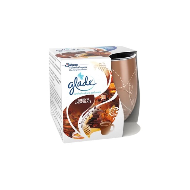 Glade Honey and Chocolate Scented Candle 120g Brown Honey and Chocolate One Size 1