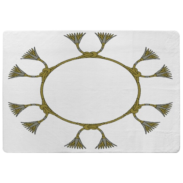 Ancient Egyptian Lotus Motifs (Rug) Multi M