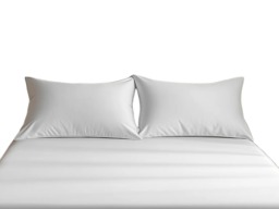 Luxury 400TC Sateen Cotton Housewife Pillowcase Pair Hotel Quality Envelope Closing White