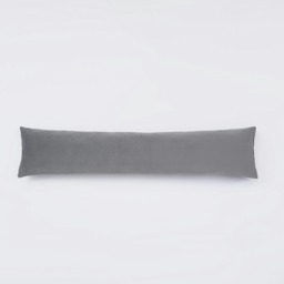 OHS Matte Velvet Window Weather Seal Draft Draught Excluder Door Stopper, 90cm - Grey