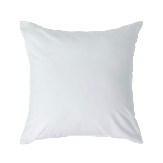 Homescapes White European Size Egyptian Cotton Pillowcase 200 TC - 40 x 40 cm