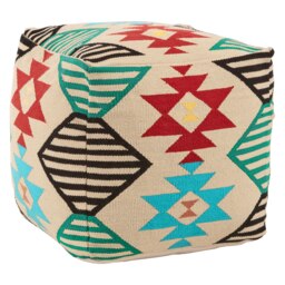 Orsina Cefena Multicolour Pouffe
