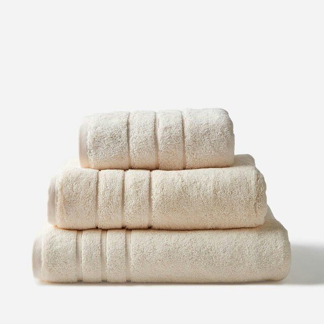 Hotel Luxury Heavyweight 800GSM Towels - 100% Cotton Cream Cream Hand towel