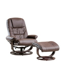 Burdell Swivel Recliner Brown