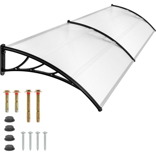 Canopy Transparent - solid front door rain shelter Clear transparent 93 x 300 x 0,50 cm 1