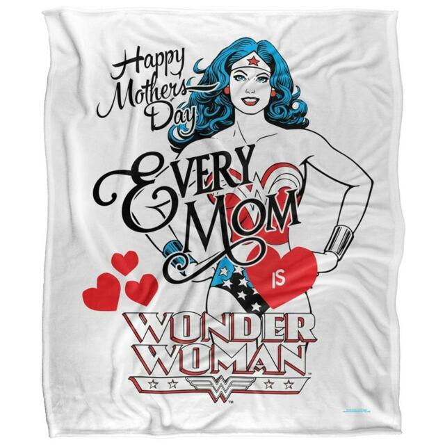 Justice League Every Mom Is Wonder Woman Blanket - Multicoloured - One Size