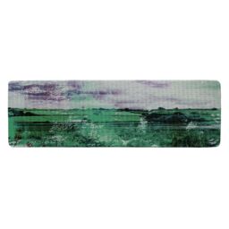 Classic Green Countryside Runner Rug Multi