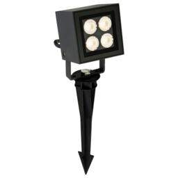 LED 4 Light Outdoor Wall Light & Spike Spot Graphite IP54