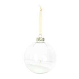 Something Different Christmas Wish Glass Hanging Bauble - Transparent - One Size