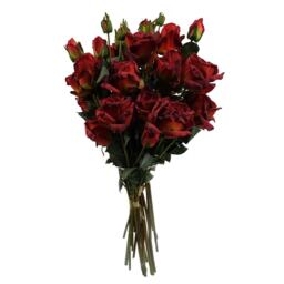 6 x Red Rose Artificial Flowers