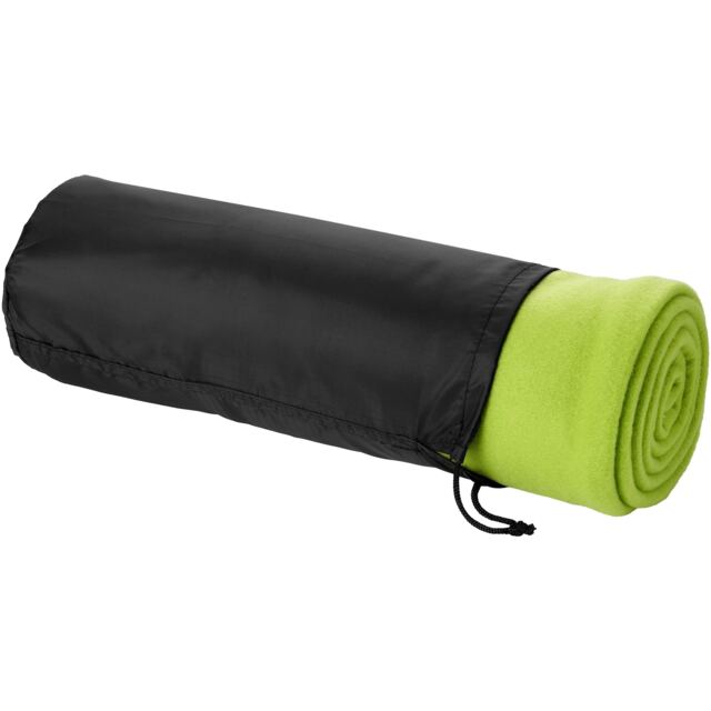 Bullet Huggy Blanket And Pouch - Lime Green - 150 x 120 cm