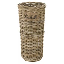 Kubu Rattan Wicker Umbrella Stand & Storage Basket Holder