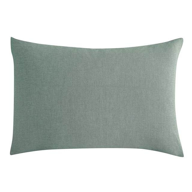 Martex Linen Pillowcase Pair Green Green Green