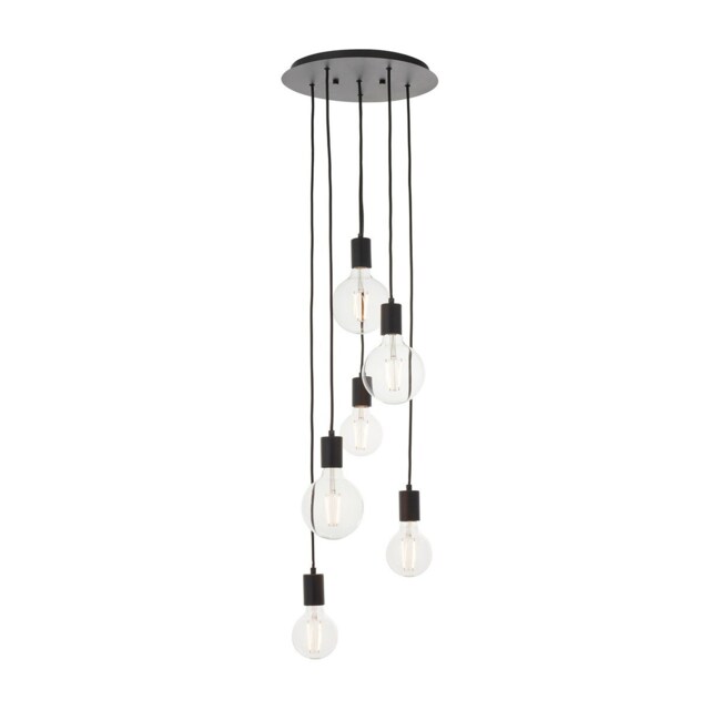 Studio Modern Industrial Cluster Pendant Matt Black