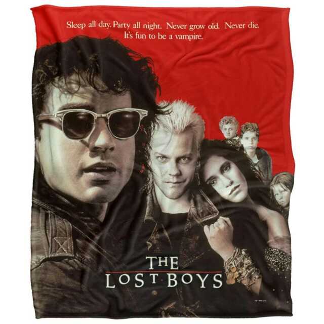 The Lost Boys Movie Poster Blanket - Multicoloured - One Size