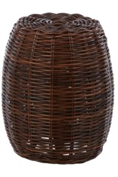 Orsina Maka Natural Croco Rattan Stool