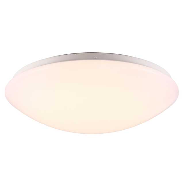 Nordlux Ask Indoor Ceiling Light White Metal Intergrated LED Bathroom Safe - Mains Powered, IP44