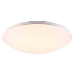 Nordlux Ask Indoor Ceiling Light White Metal Intergrated LED Bathroom Safe - Mains Powered, IP44