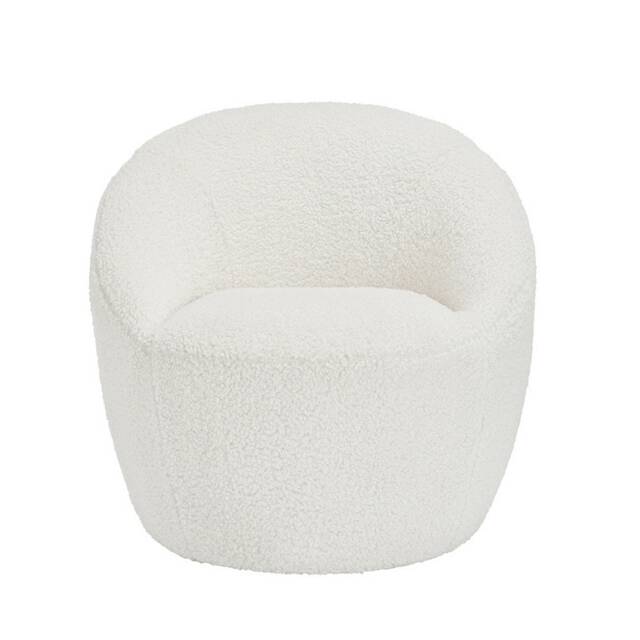Cocoon Chair - Boucle - L77 x W75.5 x H70.5 cm - Off White