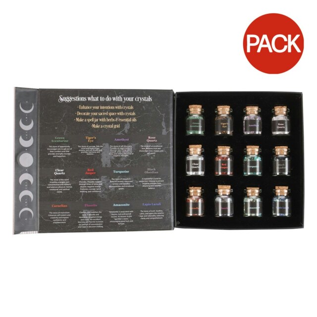 Something Different Herbs For Spells Crystal Set (Pack of 12) - Multicoloured - One Size