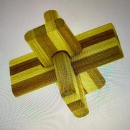 Bamboo Puzzle Hendrix, Fascinating iq busting environmentally friendly bamboo 3 D Puzzle.
