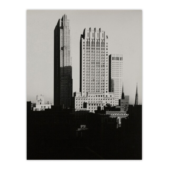 New York from the Shelton Alfred Stieglitz Huge Wall Art Print 18X24 In
