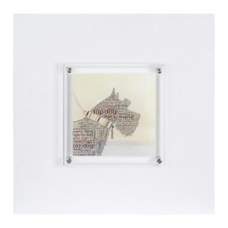 Framed Scottie Wall Art White
