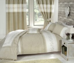 Wildberry Polycotton Duvet Cover Set with Pillowcase Brown linen Super King 1
