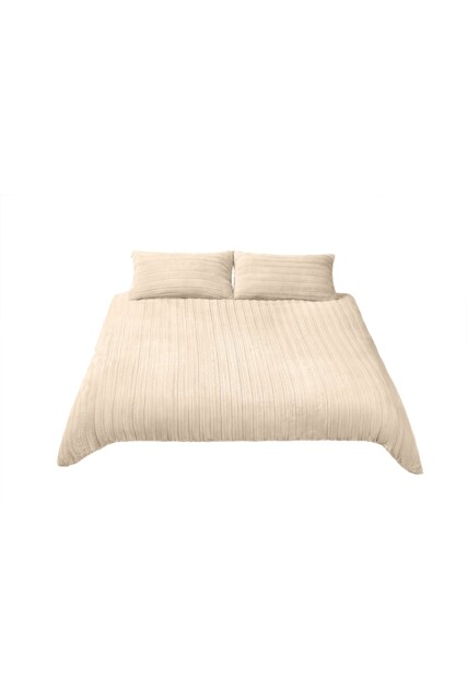 Living and Home 3Pcs Duvet Cover and Pillowcases Bedding Set, Single- Coffee Brown Brown Coffee Brown Single