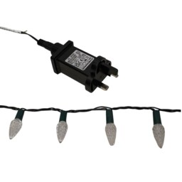 7.5m 150 LED Multi-action Pine Cone Christmas Lights in White