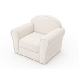 Kids Mini Chair Lamb - Boucle - L37 x W53 x H45 cm - Cream