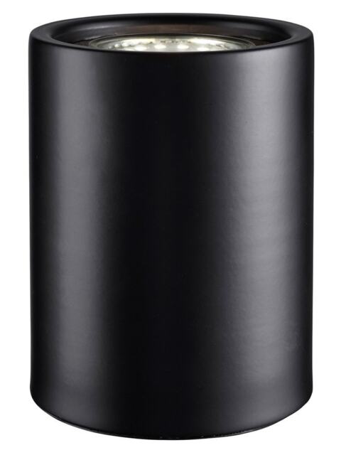Small and Contemporary Matt Black LED Table/Floor Lamp Uplighter Black Black 1