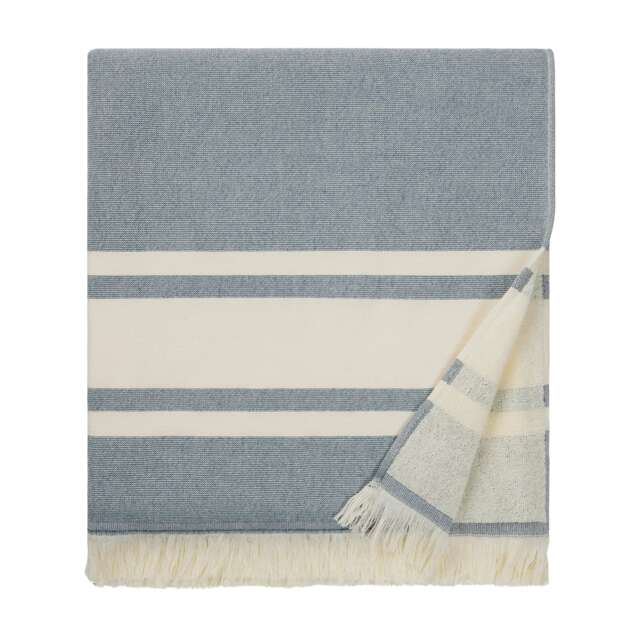 Vinga Tolo Hammam Terrycloth Towel - Navy - One Size Blue One size