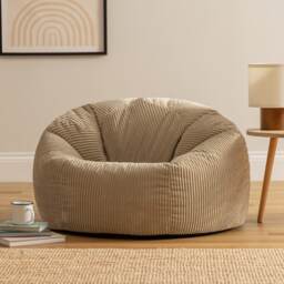 Kingston Beanbag Corduroy Natural Beige Cream Natural XL 1