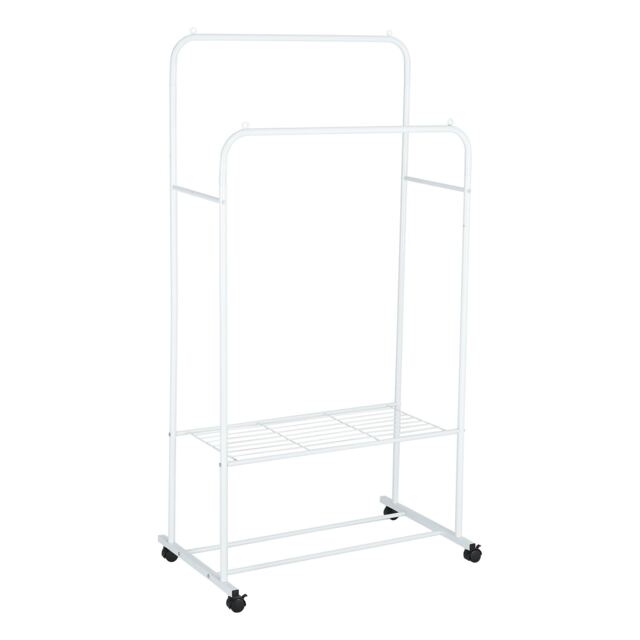 Living and Home Modern Bedroom Clothes Rack -80*51*160cm - White
