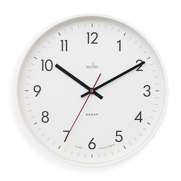 Acctim Aster White Wall Clock