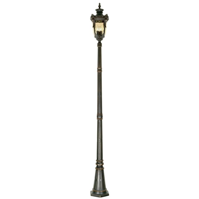 Philadelphia 3 Light Large Outdoor Lamp Post Old Bronze IP44, E27