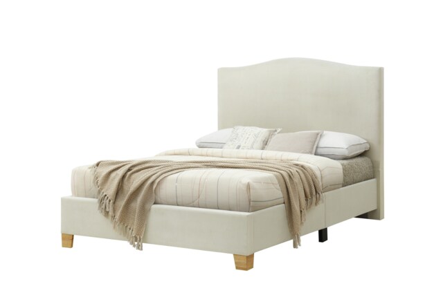 Sareer 4FT6 Hamilton Cream Bed Frame Cream Double