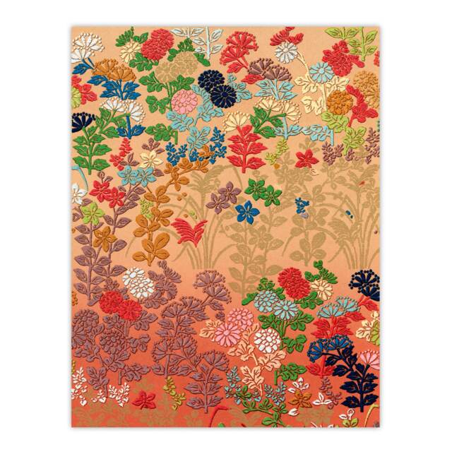 "Floral Japanese Fan Pattern G A Audsley Vintage Wall Art Poster Print 12X16"""