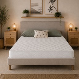 Foam-Free Pocket Spring Mattress - 18cm Deep, Medium Feel Cooltouch+ Breathable White King