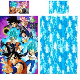 Dragon Ball Z Reversible Goku & Vegeta Duvet Set Multi Multicoloured/Multicoloured Single 1