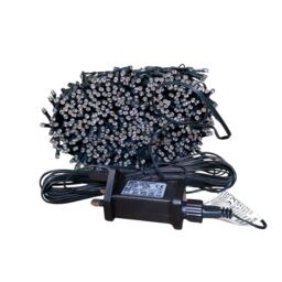 1000 LED 80m Premier SupaBrights Christmas Multi Function Mains Operated String Lights with Timer in Red & Gold