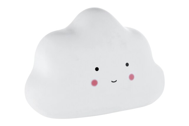 Orsina Kids Cloud Night Light, Soft White Ceramic Cloud Design With Gentle Illumination, Creates A Calming Sleep