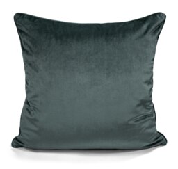 Luxury Plain Matte Velvet Cushion - 43cm x 43cm Grey